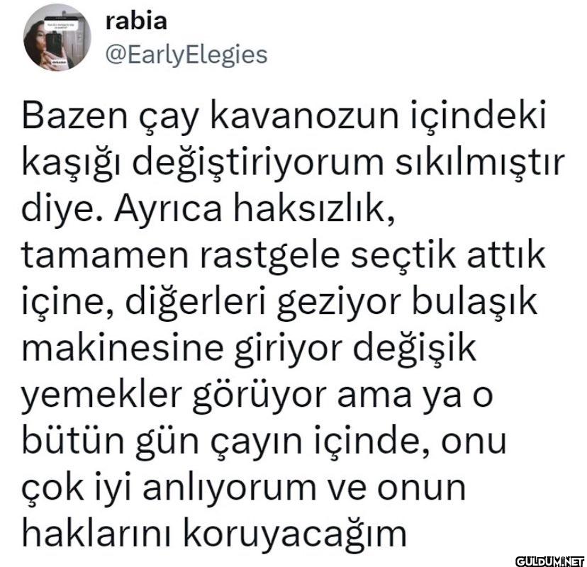 Bazen çay kavanozun...