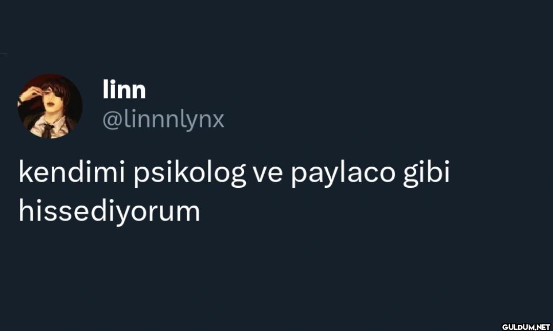 kendimi psikolog ve...