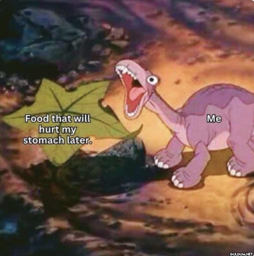 Food that will hurt my...