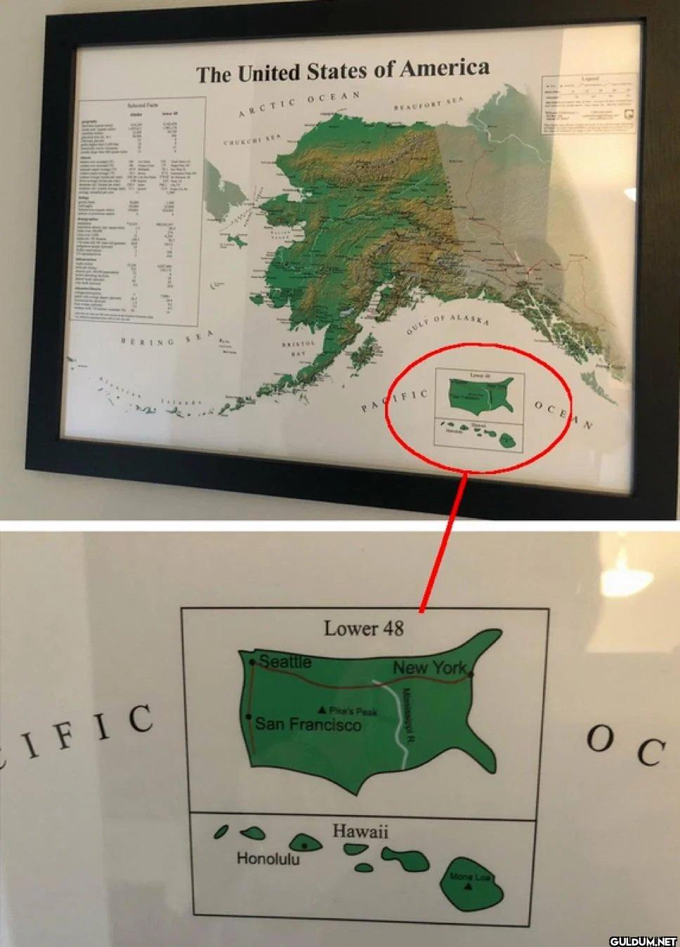 The Lower 48 states based...