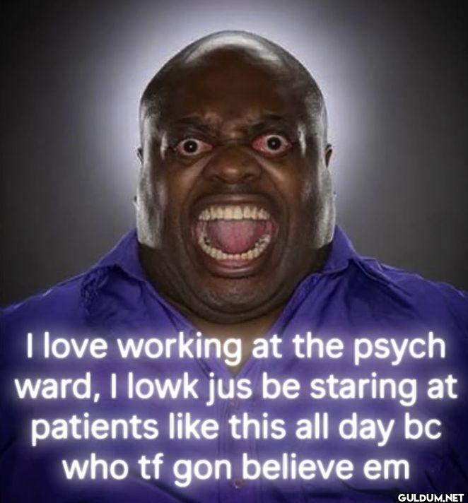I love working at the...
