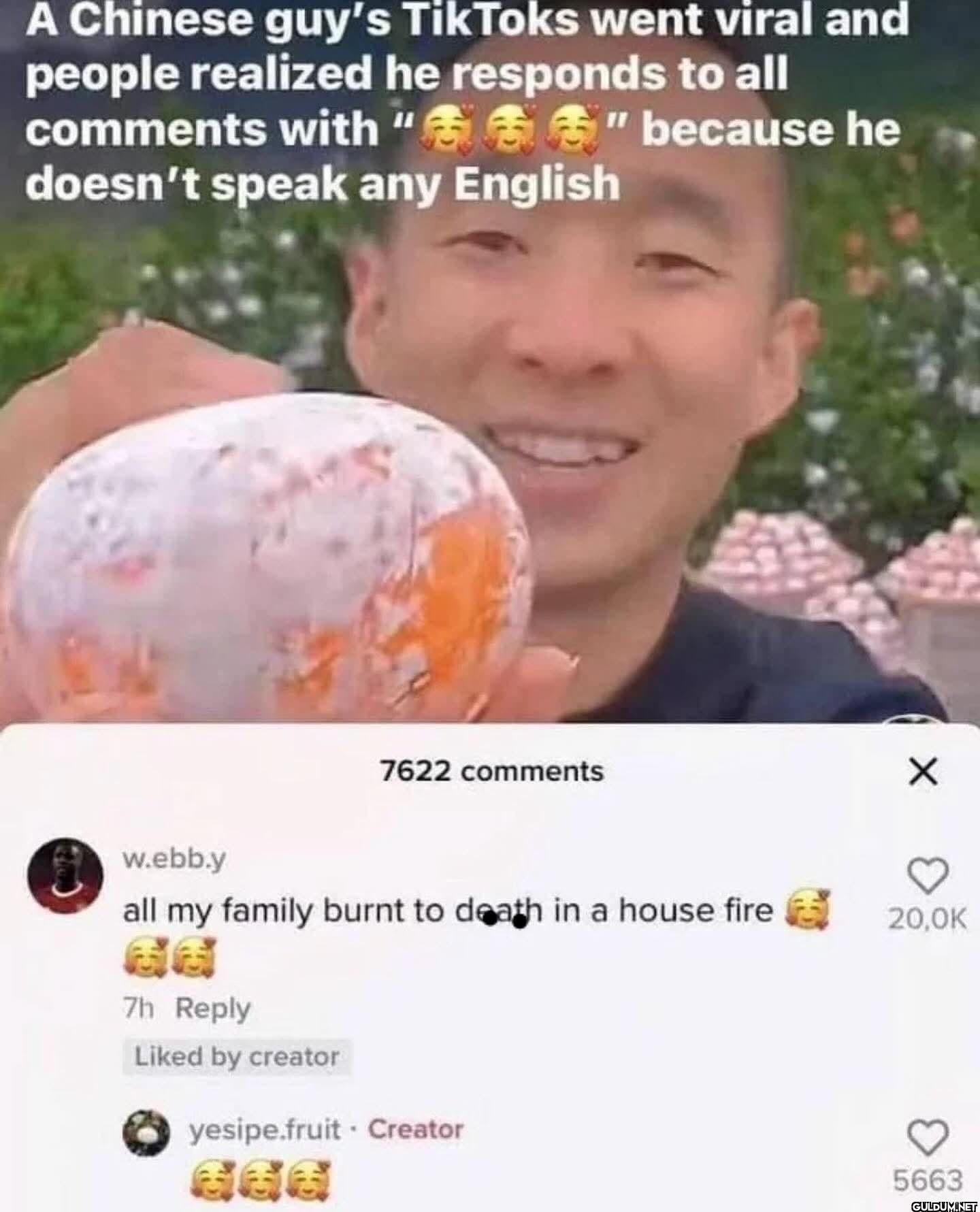 A Chinese guy's TikToks...