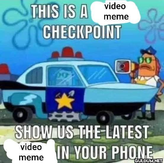 THIS IS A video meme...