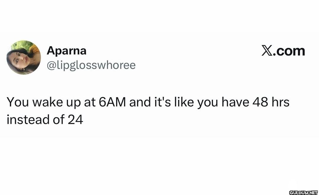 Except when you're working...