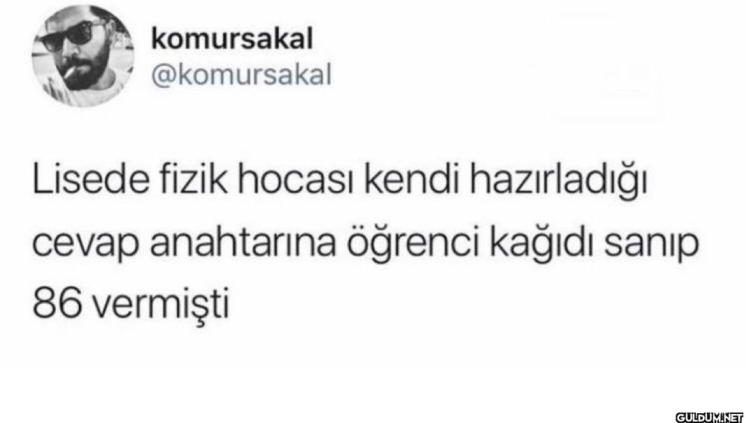 Lisede fizik hocası kendi...