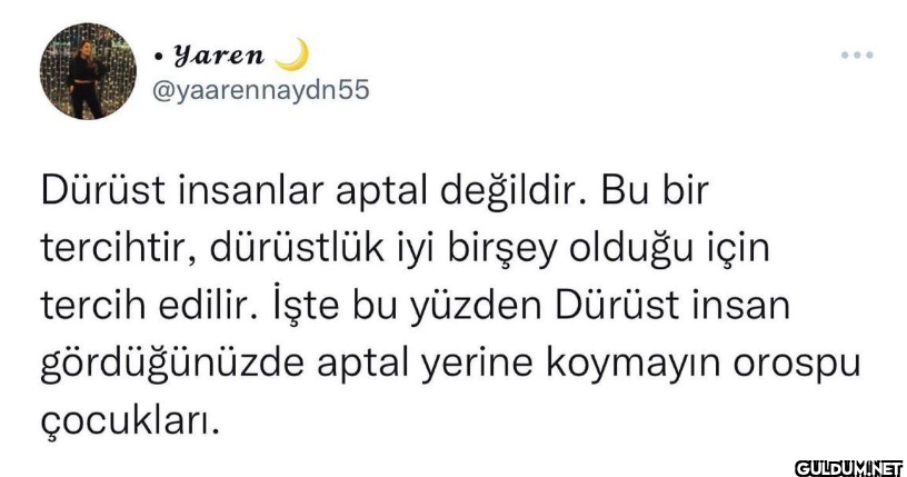 Dürüst insanlar aptal...