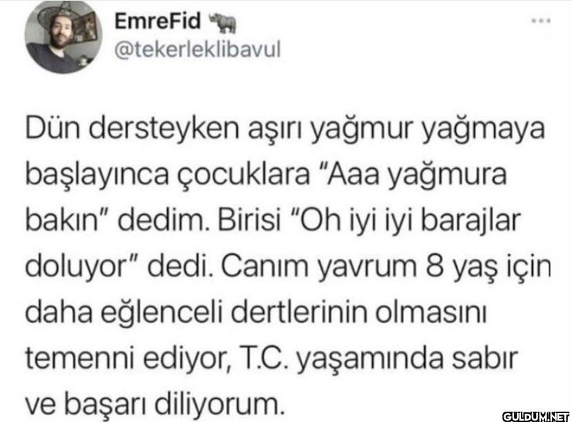Dün dersteyken aşırı...