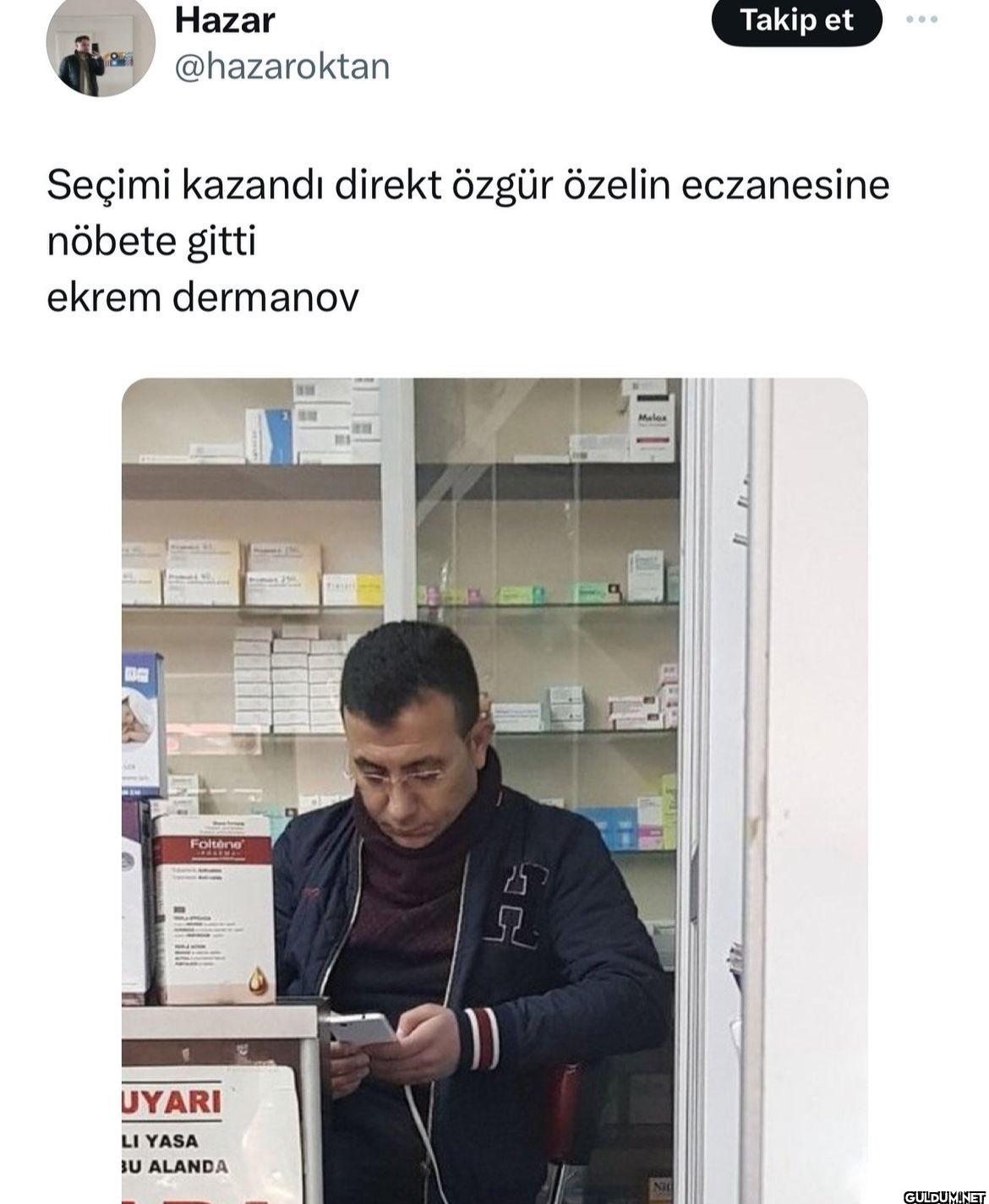 Takip et Seçimi kazandı...