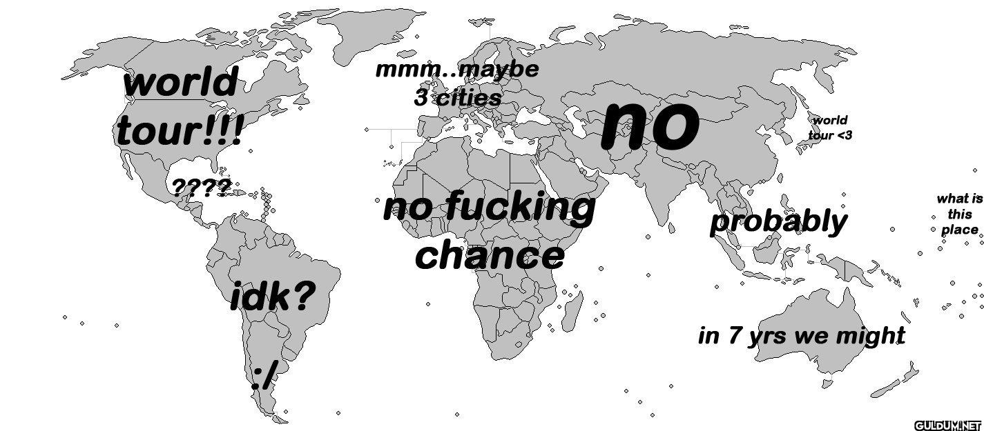 When a band announces a...