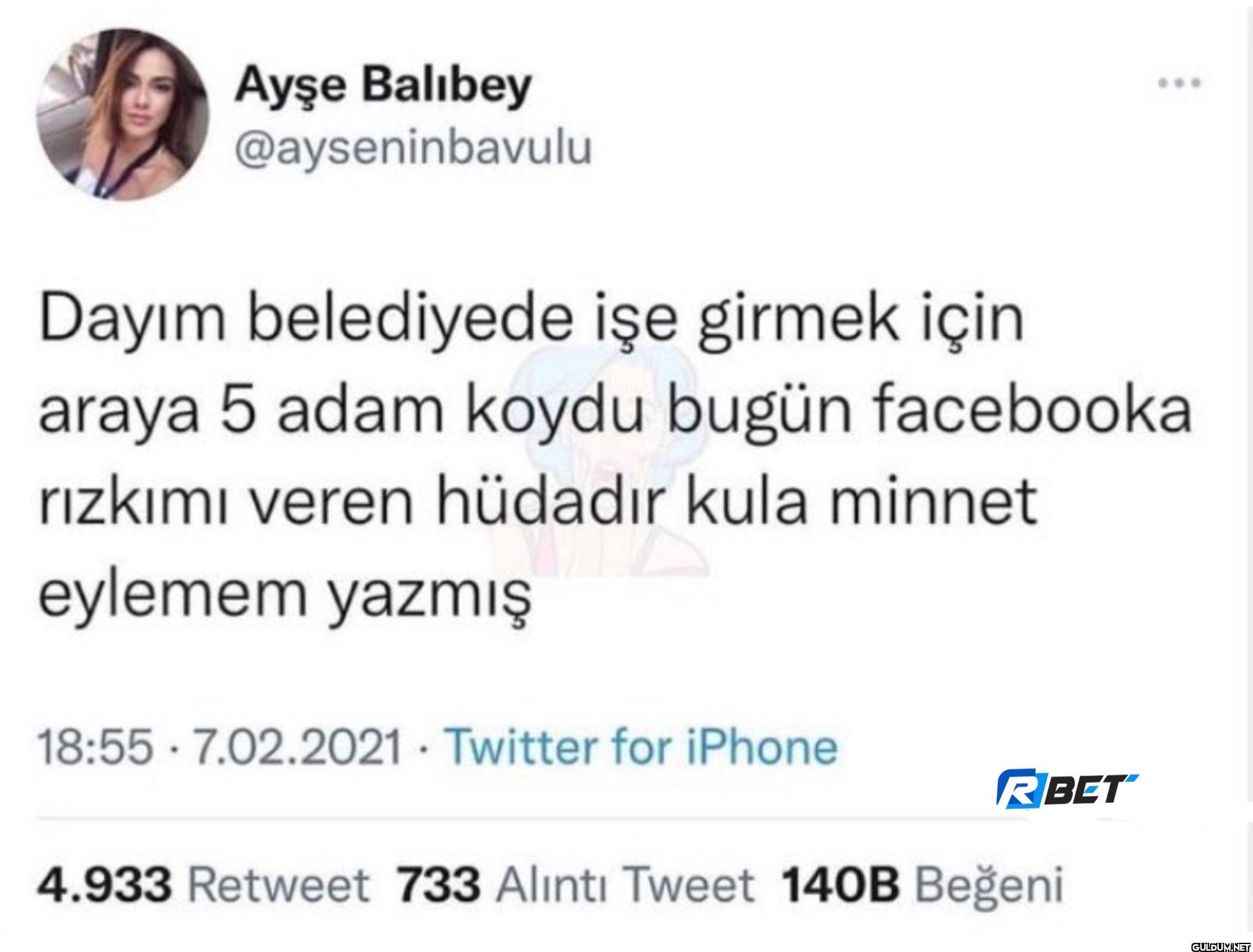 Dayım belediyede işe...