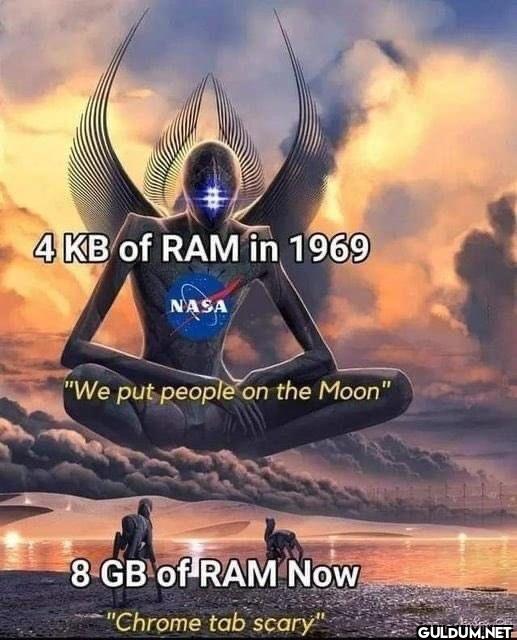 4 KB of RAM in 1969 NASA...