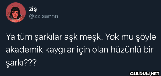 Ya tüm şarkılar aşk meşk....