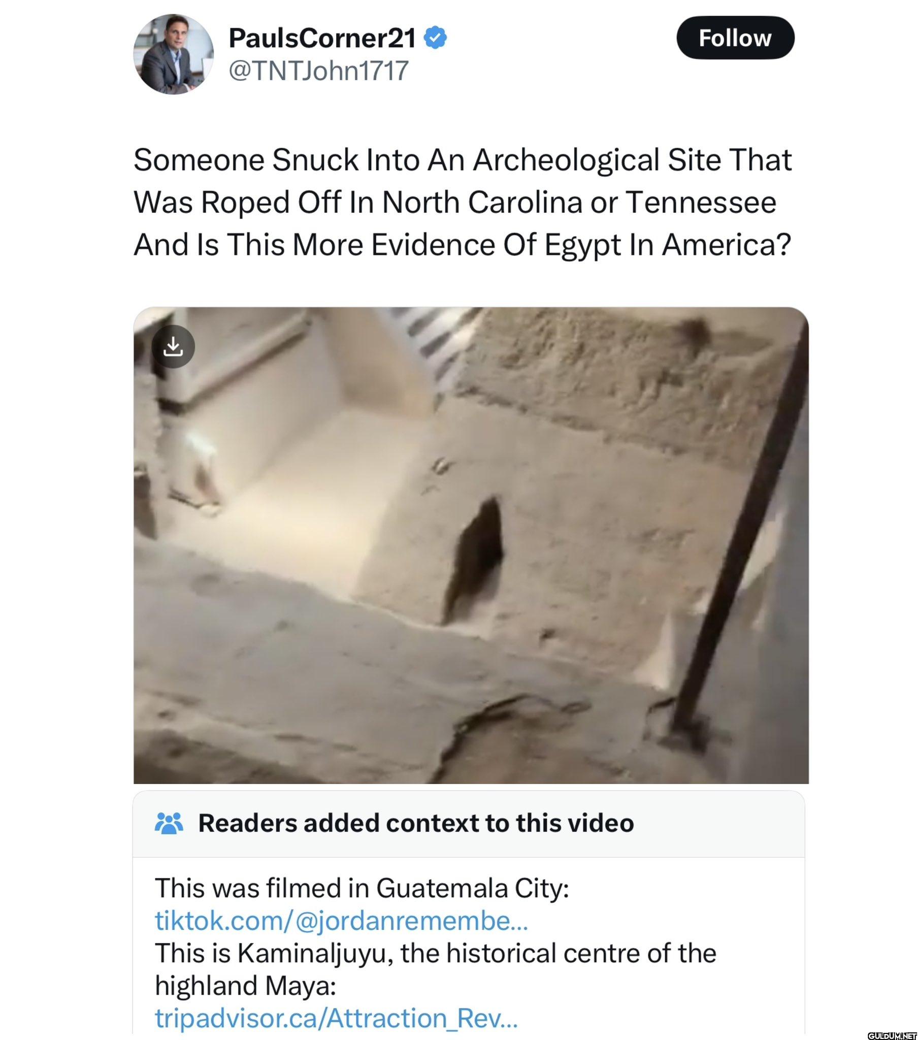 Follow Someone Snuck Into...