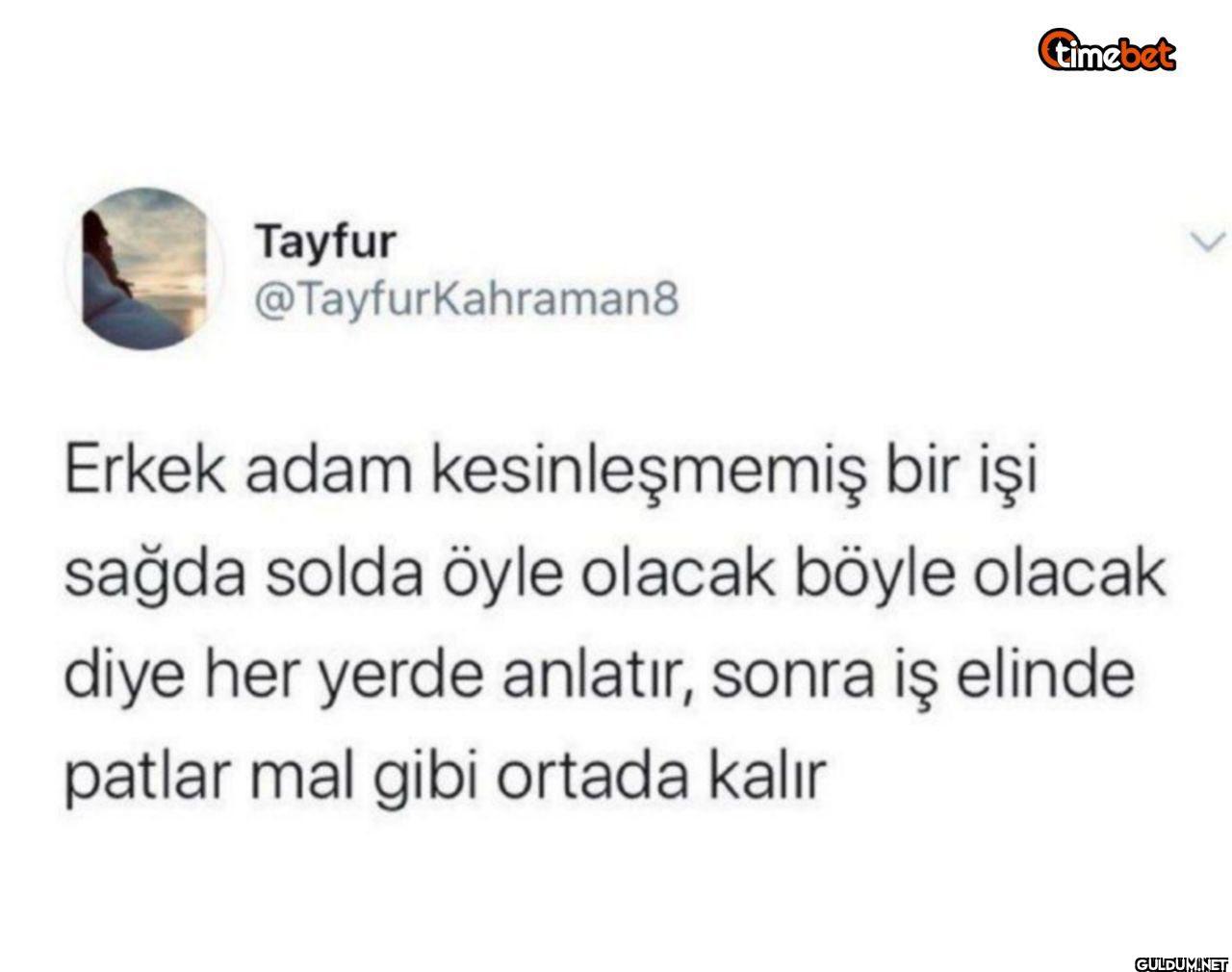 Erkek adam kesinleşmemiş...