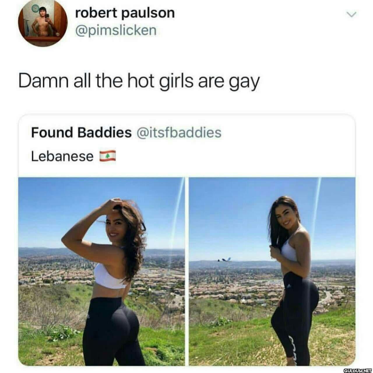 Damn all the hot girls are...