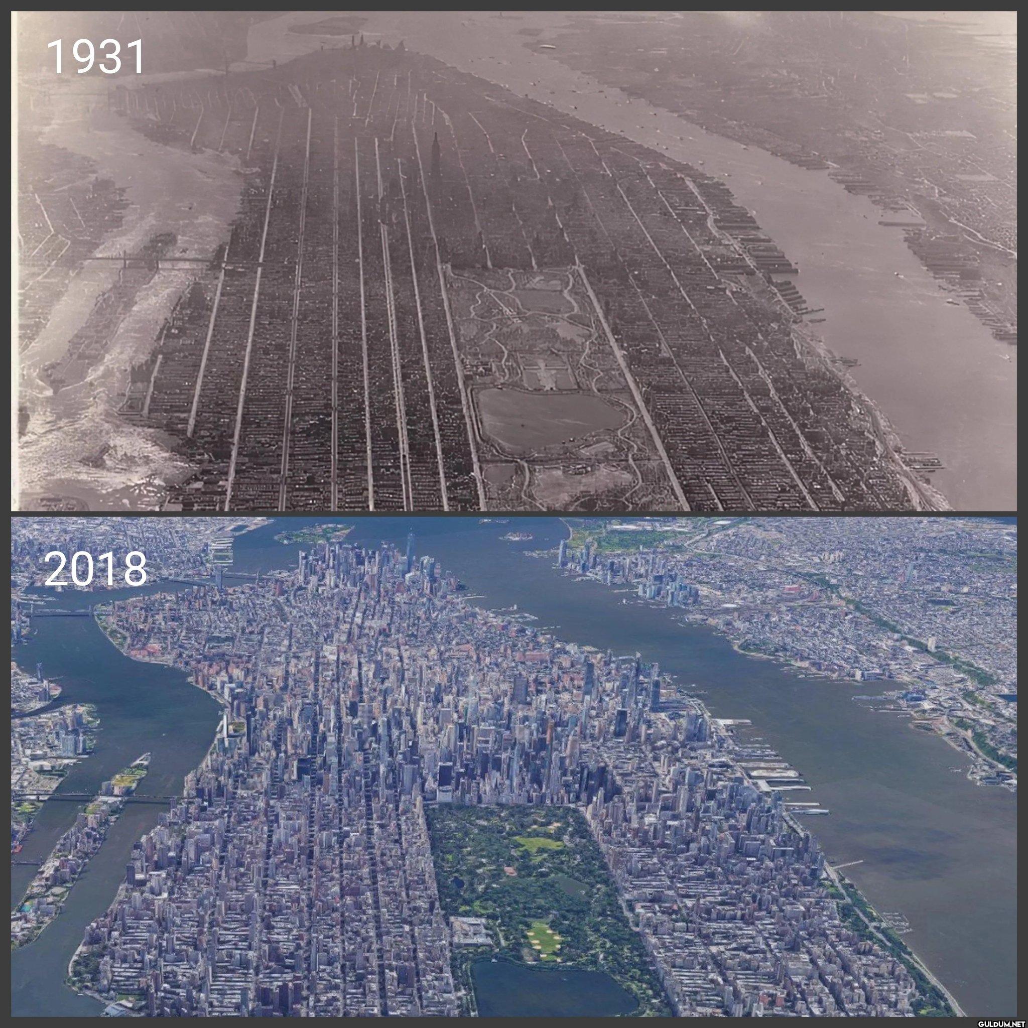 9. Manhattan, 1931 to 2018...