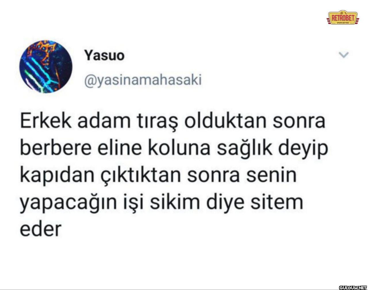 Erkek adam tıraş olduktan...