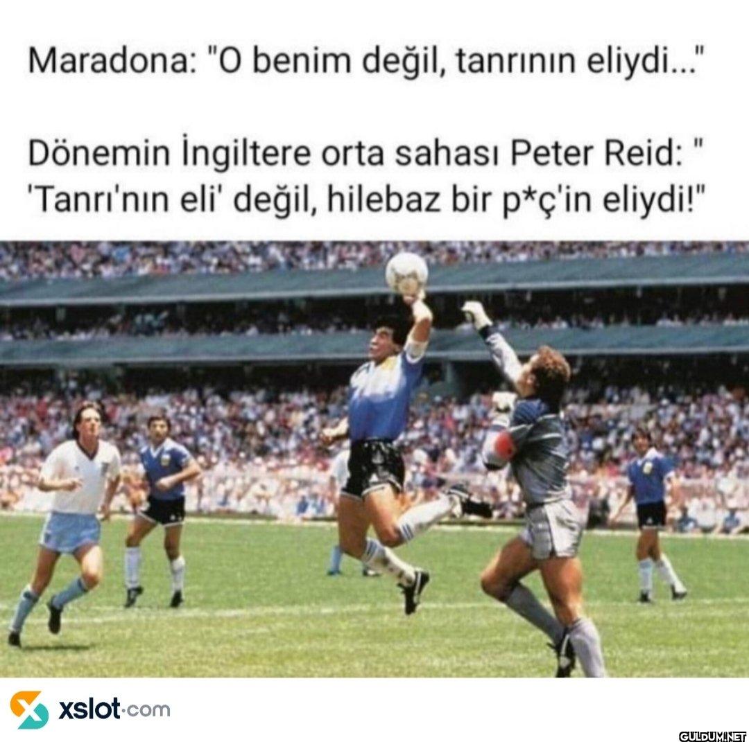 Maradona: "O benim değil,...