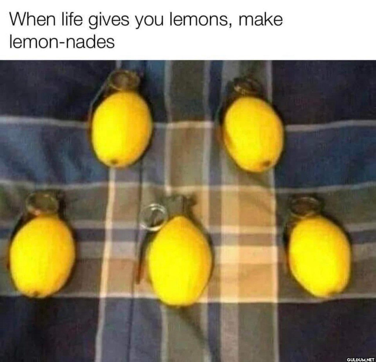 🍋    When life gives you...