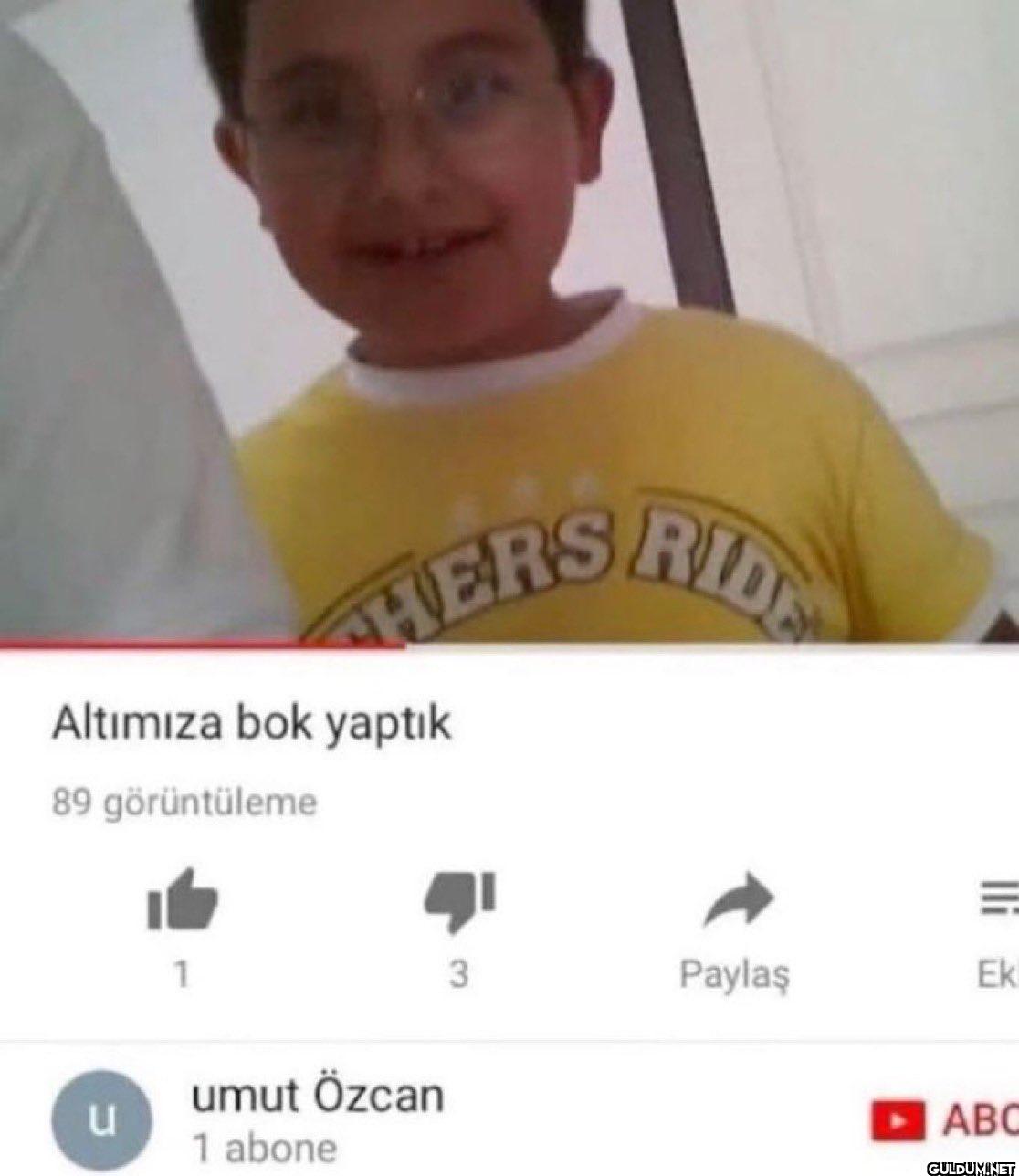 altımıza bok yaptık   ...
