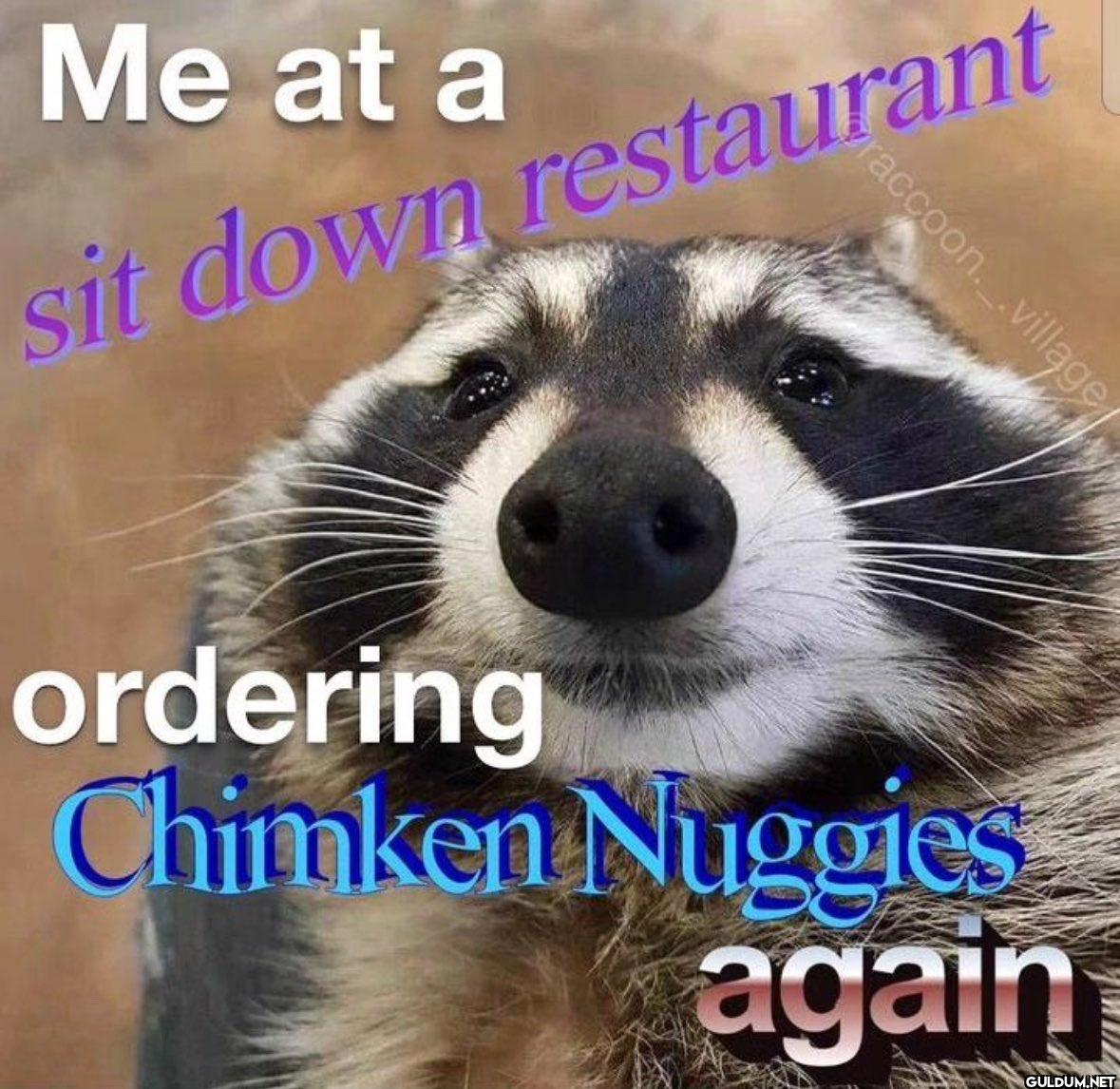 Me at a sit down...
