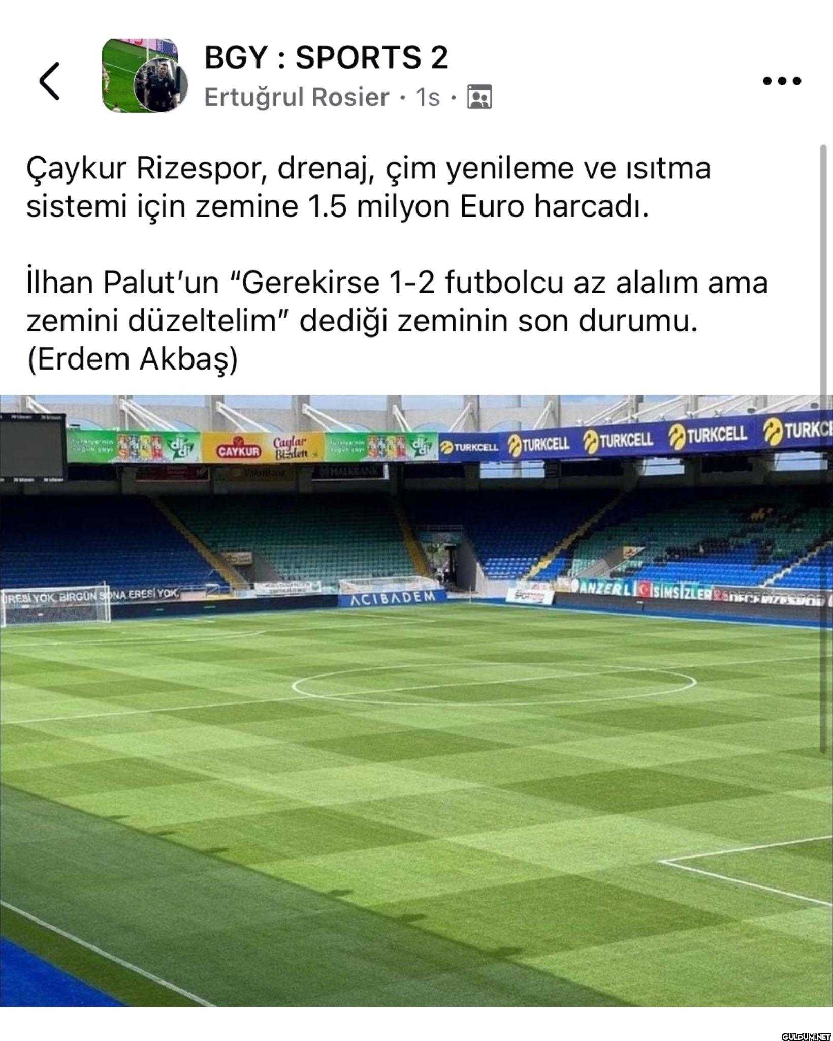 Artık zemin çalışması...