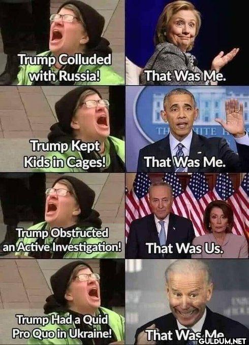 👀    Trump Colluded with...