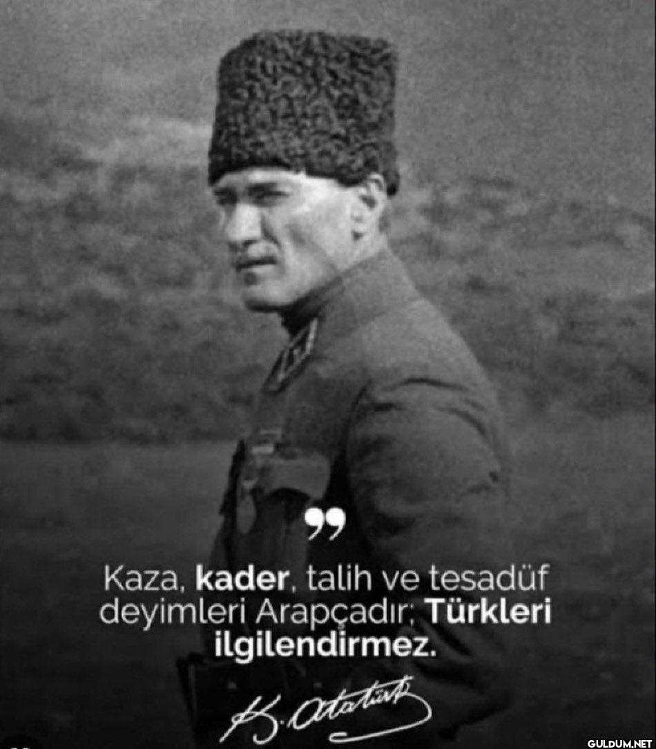 Kaza, kader, talih ve...
