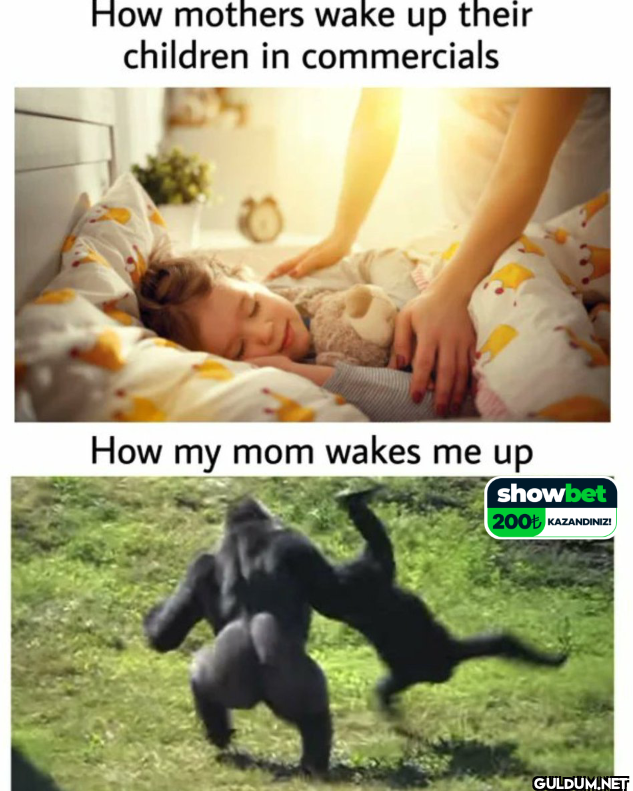 How mothers wake up their...