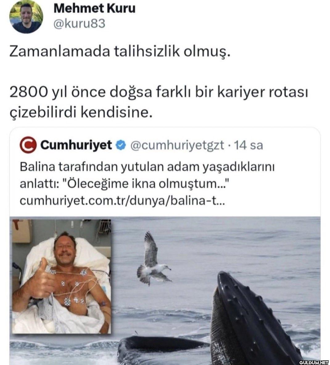 Zamanlamada talihsizlik...