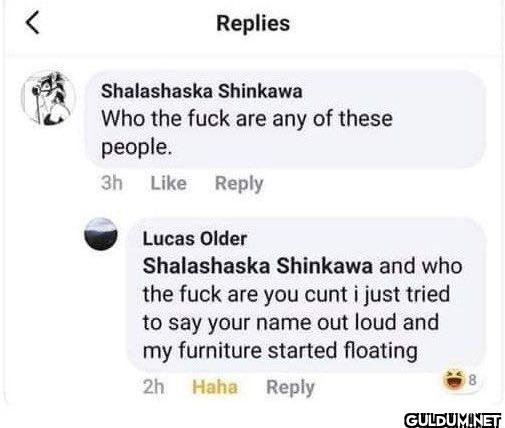 6.    Replies Shalashaska...