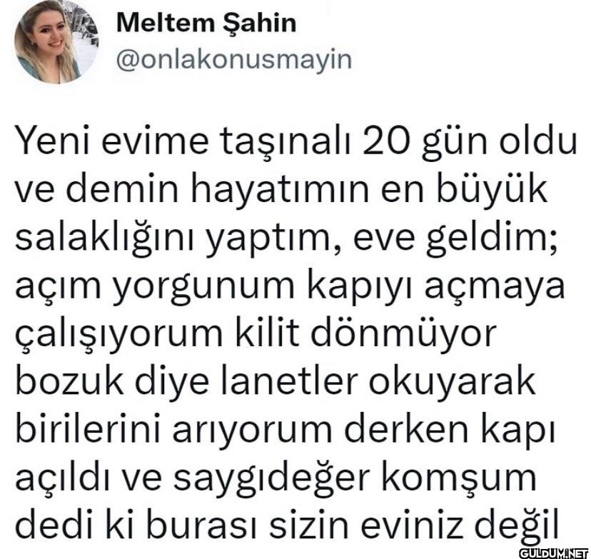 Yeni evime taşınalı 20 gün...