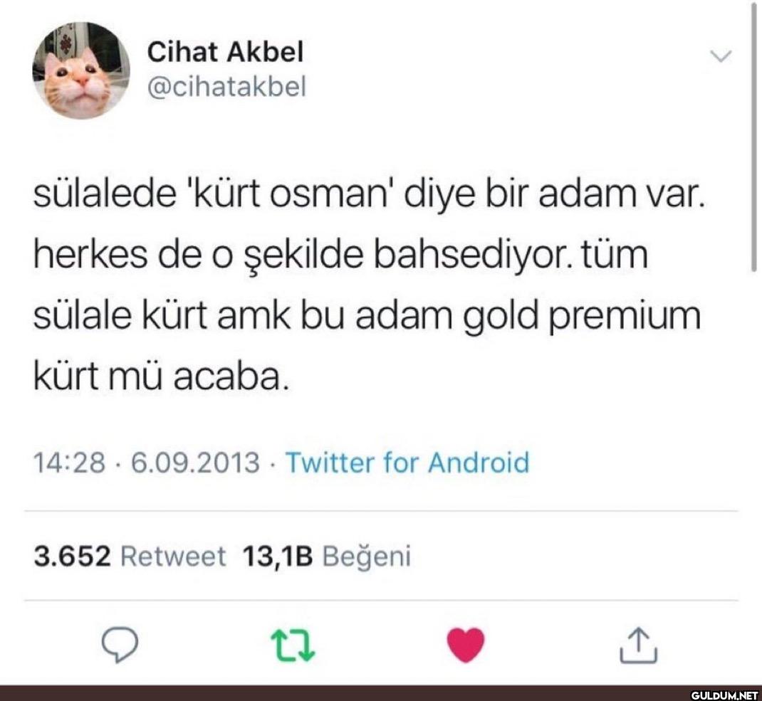 sülalede 'kürt osman' diye...