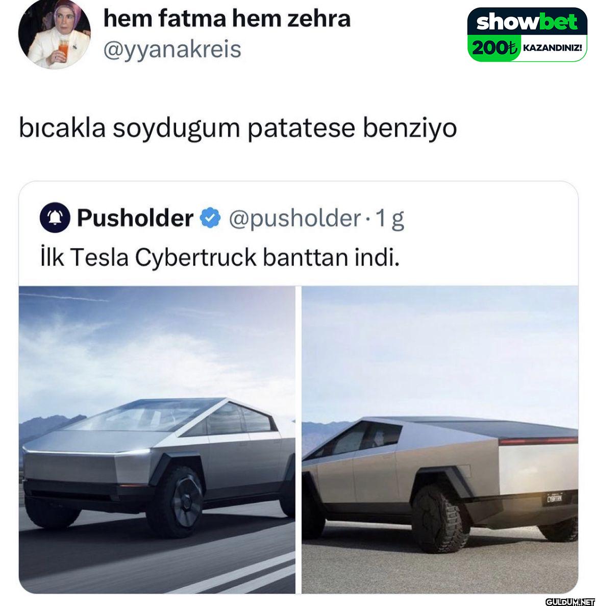 bicakla soydugum patatese...