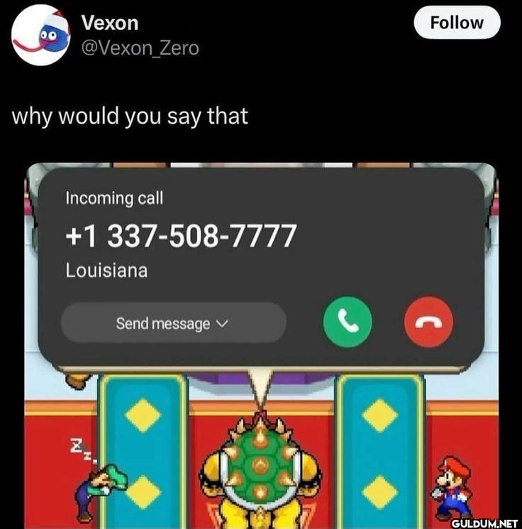 why would you say that...