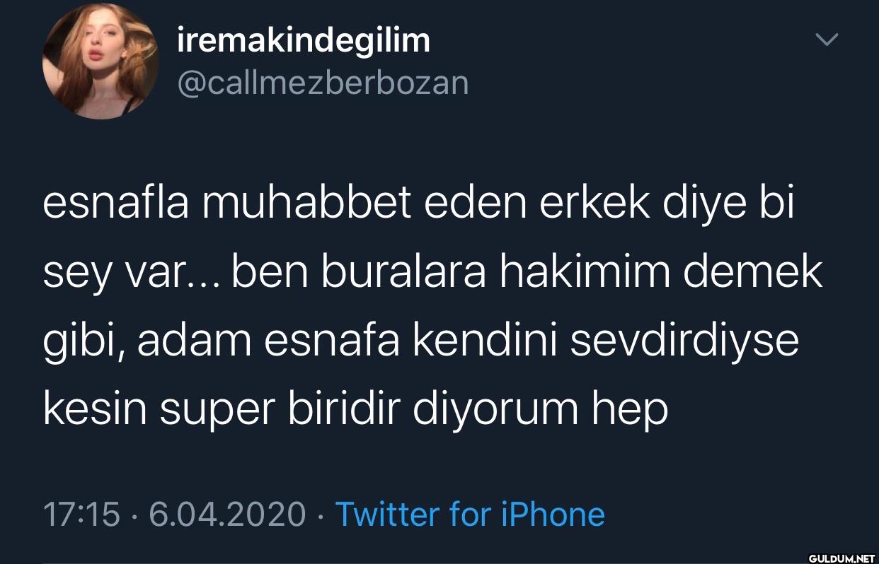esnafla muhabbet eden...