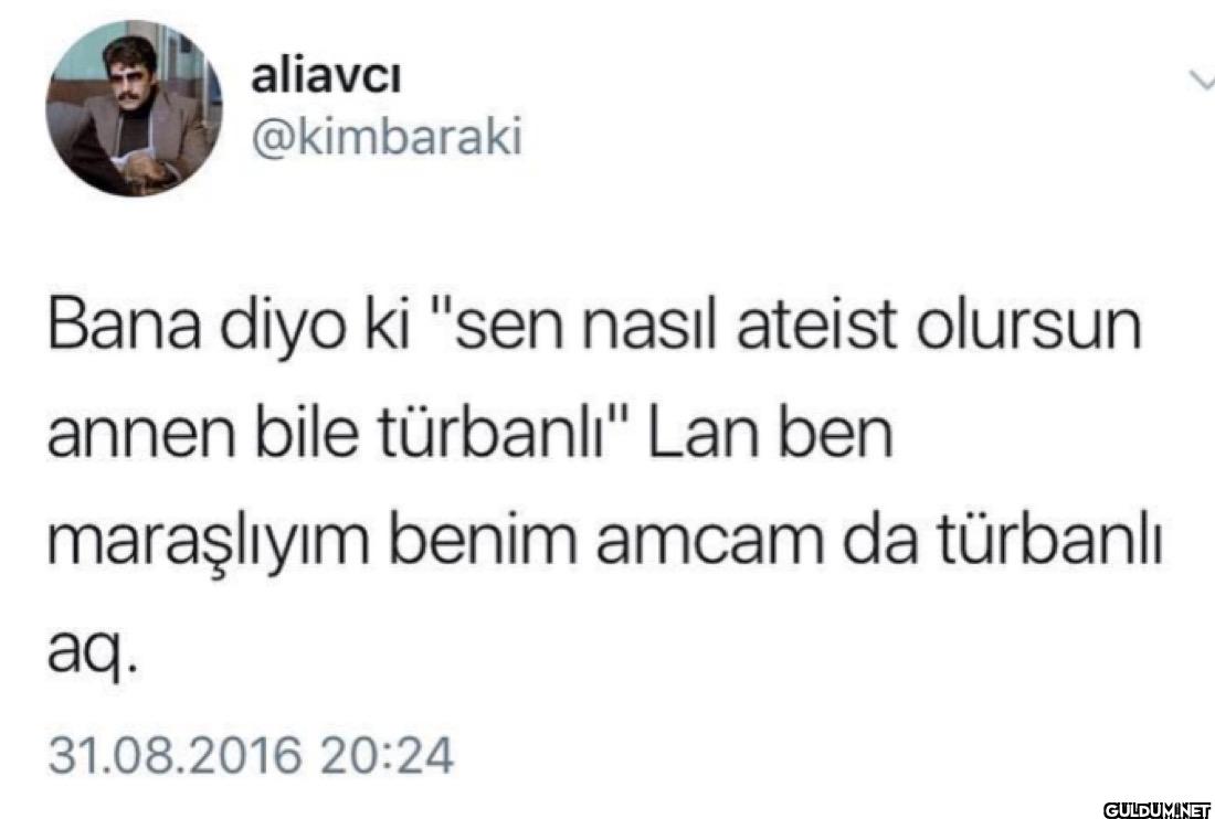 Bana diyo ki "sen nasıl...