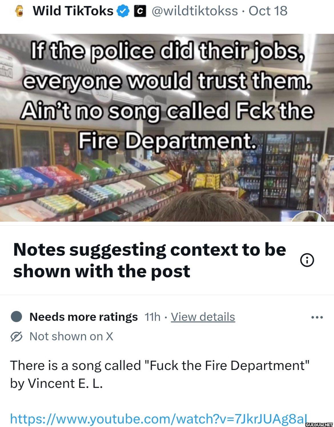 · Oct 18 If the police did...