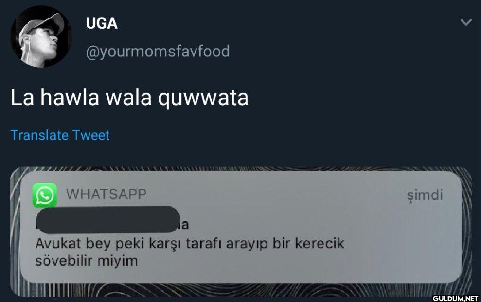 La hawla wala quwwata...