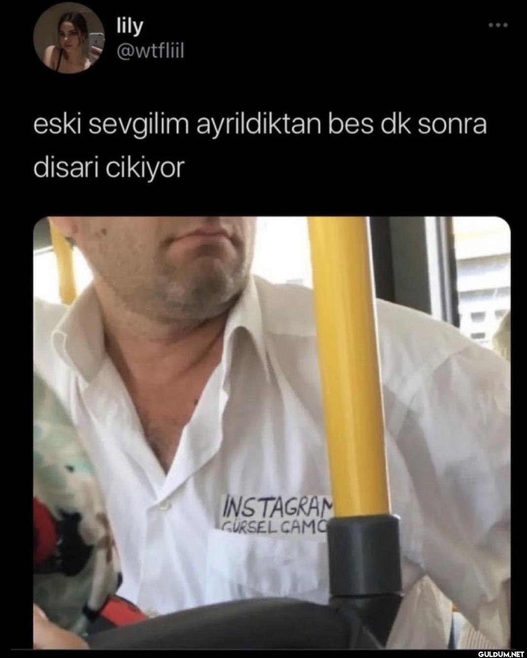 eski sevgilim ayrildiktan...