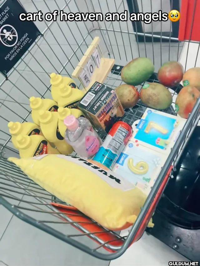 cart of heaven and angels