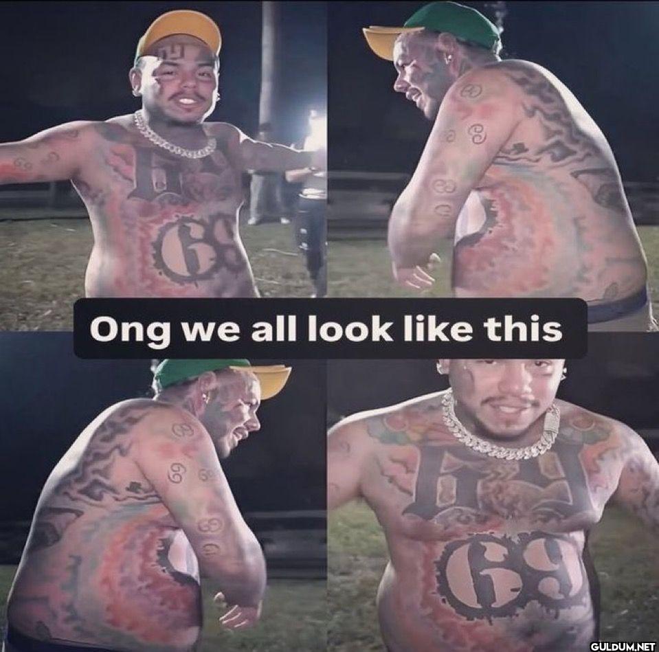 Ong we all look this