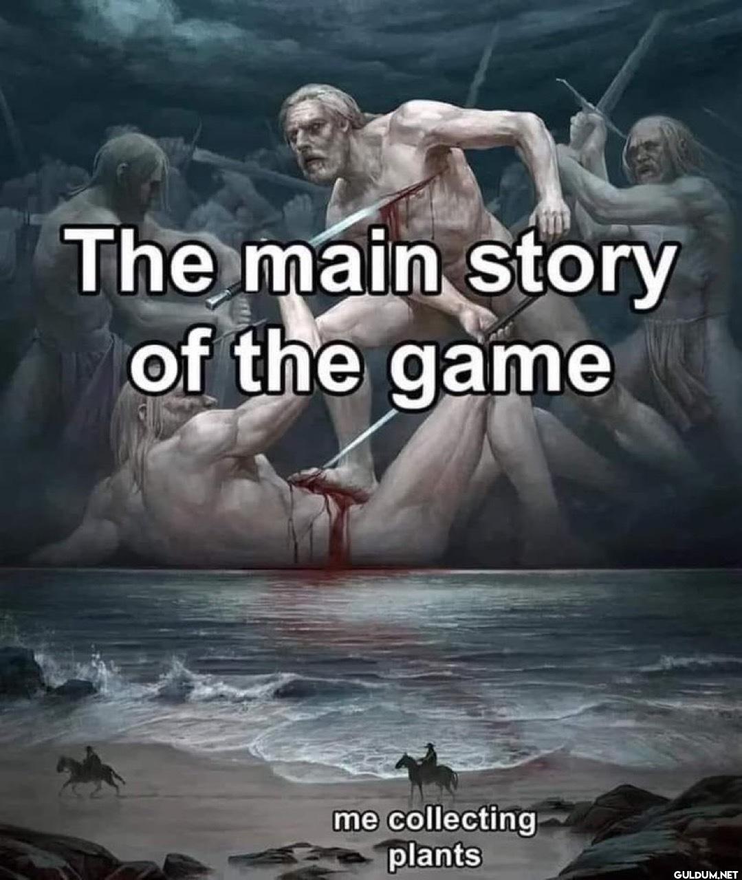 The main story of the game...