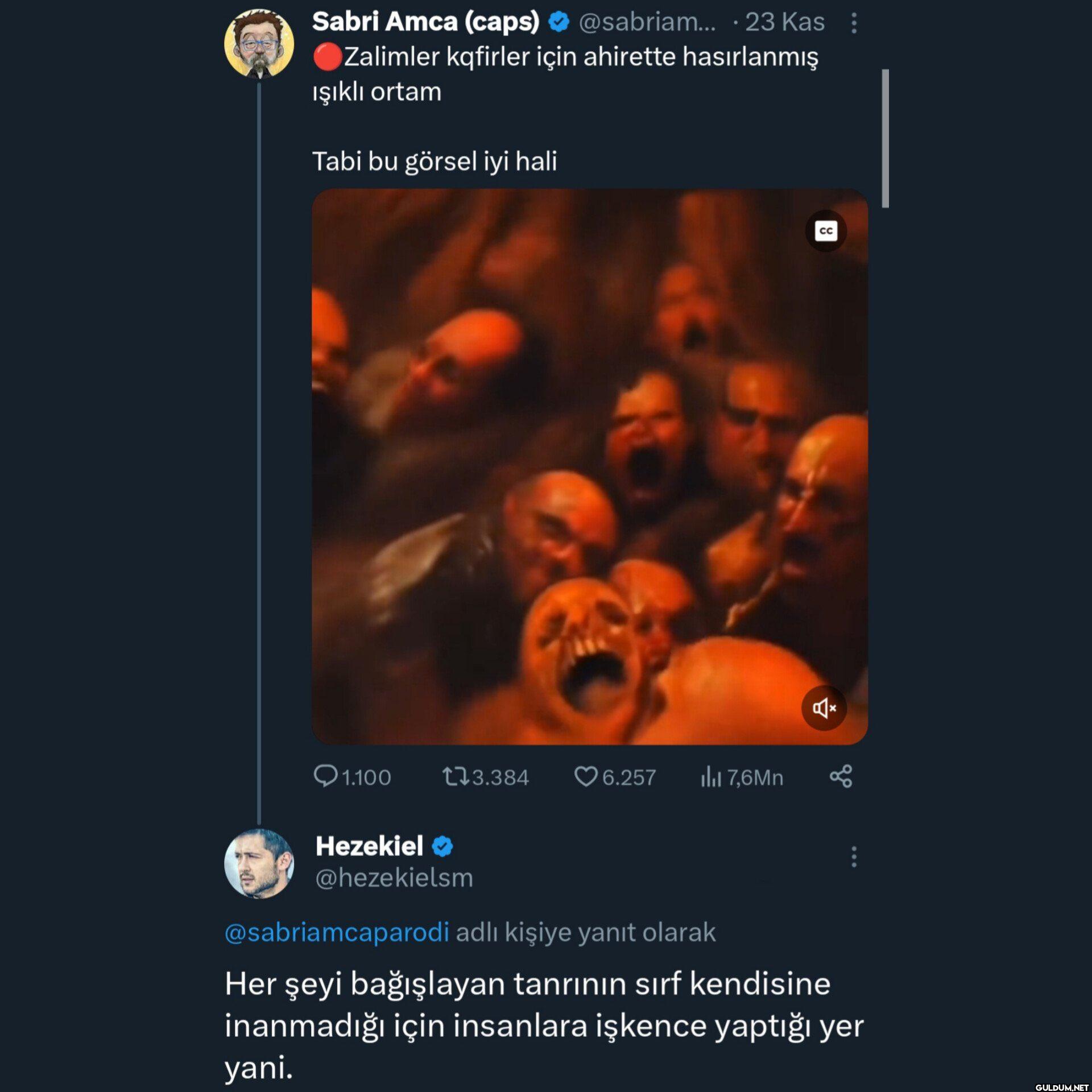 23 Kas: Zalimler kqfirler...