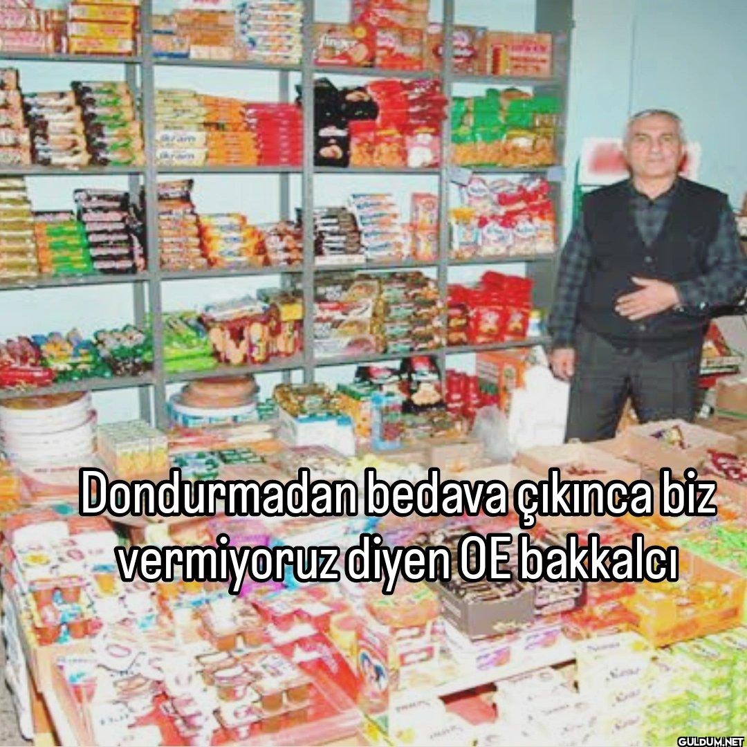 Dondurmadan bedava çıkınca...