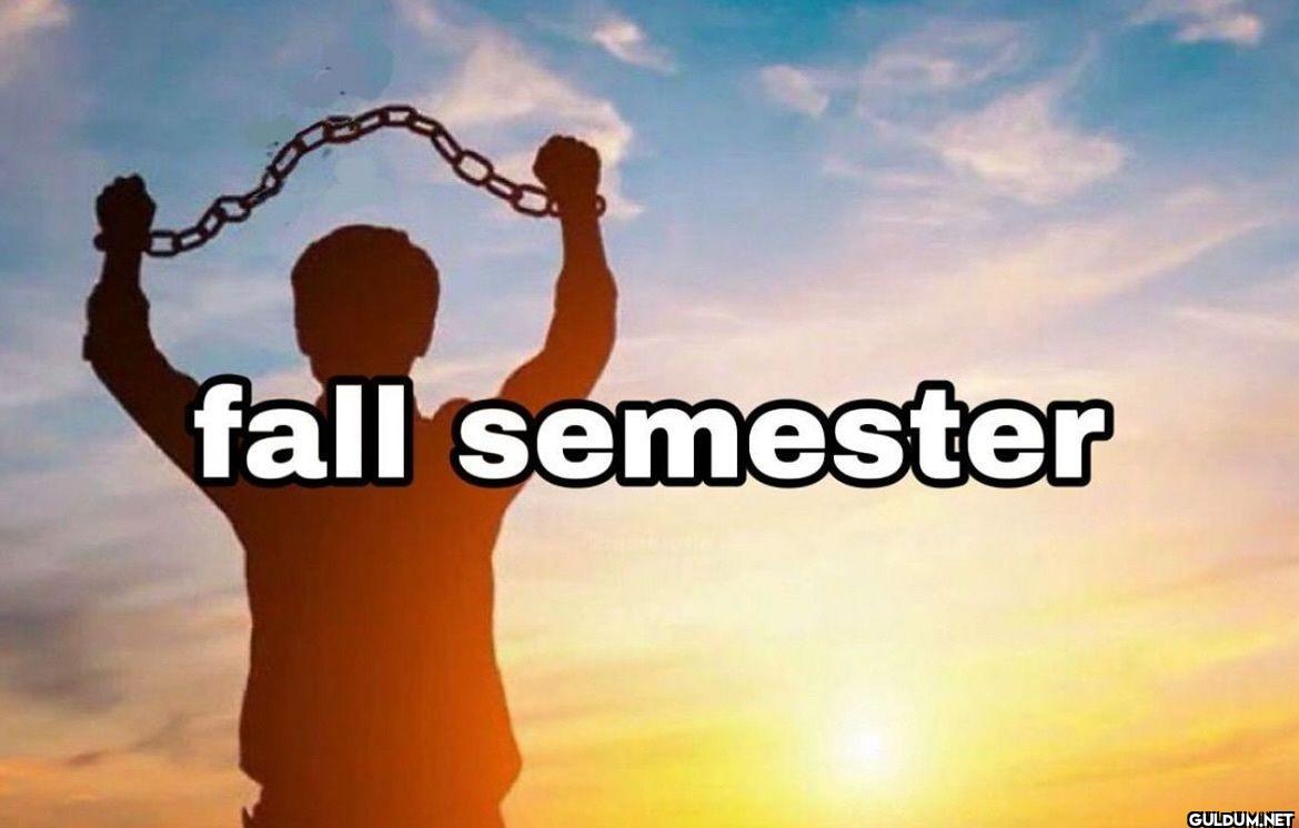 fall semester