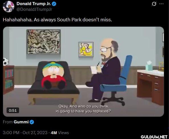 TrumpJr Hahahahaha. As...