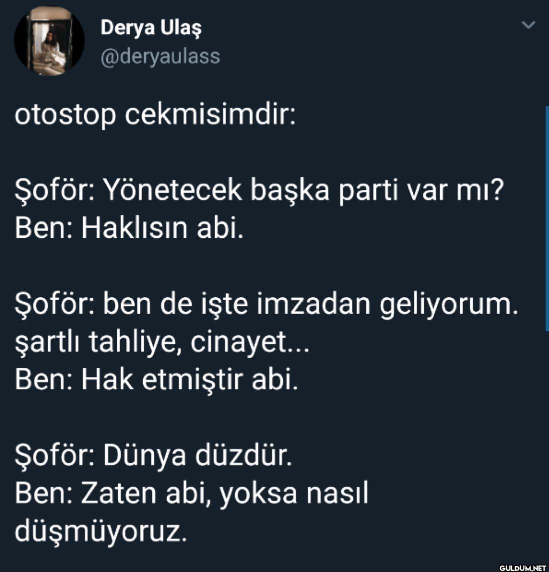 otostop cekmisimdir:...