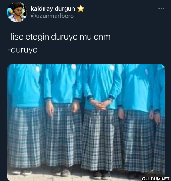 -lise eteğin duruyo mu cnm...