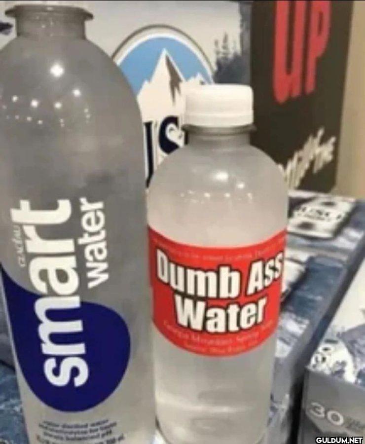 smart water Dumb Ass Water 30%